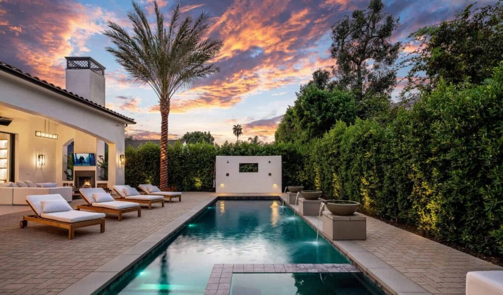 Pool reflections Florida