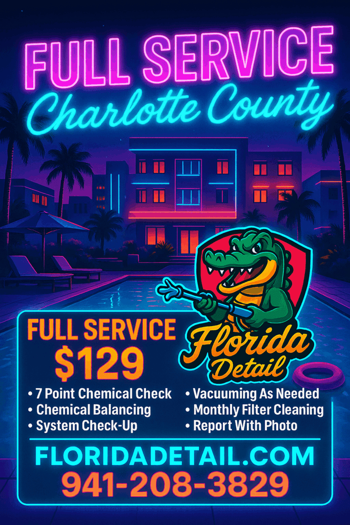 Port Charlotte Pool Cleaning - FloridaDetail.Com Port Charlotte Pool Cleaning