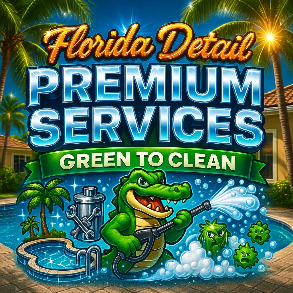 Port Charlotte Pool Cleaning Services FloridaDetail.Com Port Charlotte Pool Service North Port Pool Service