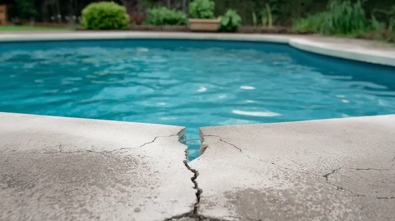 Low water pool damage
