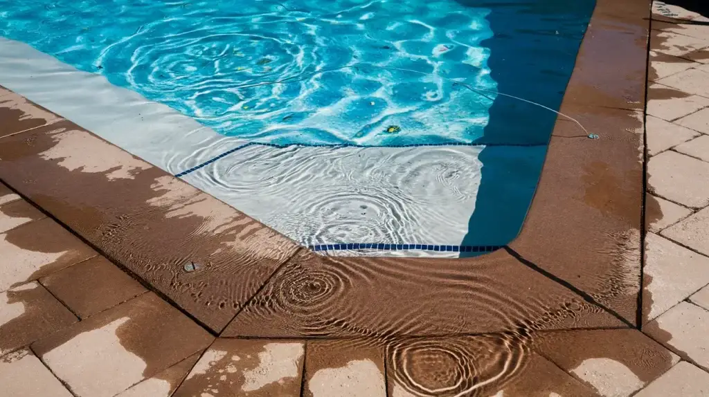 pool leak warning signs