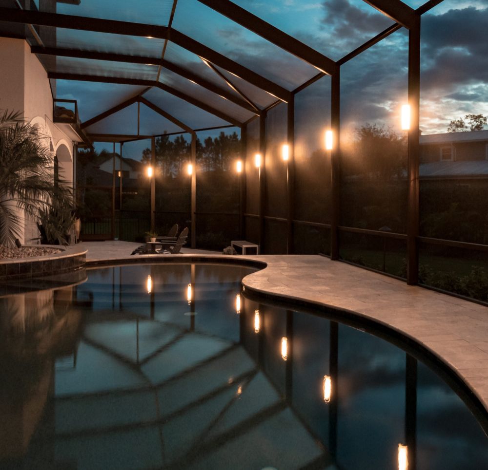 pool enclosure colors