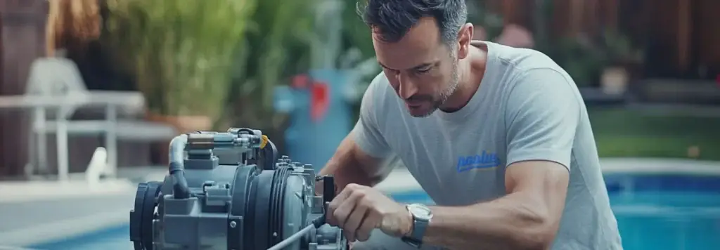 Noisy Florida pool pump at night.