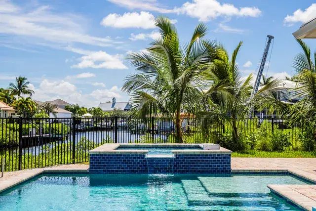 pool fence landscaping