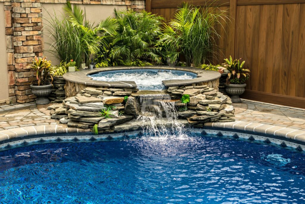 pool spa spill over fix