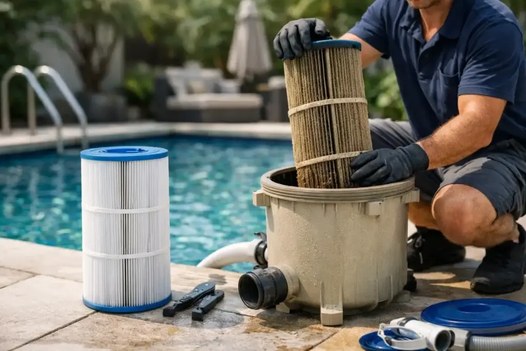 When to Book a Pool Filter Cleaning Service - FloridaDetail.Com When to Book a Pool Filter Cleaning Service