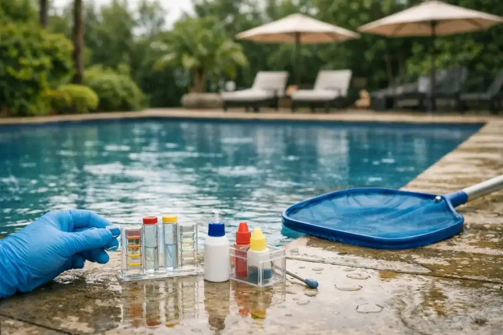 How to Balance Pool After Rain