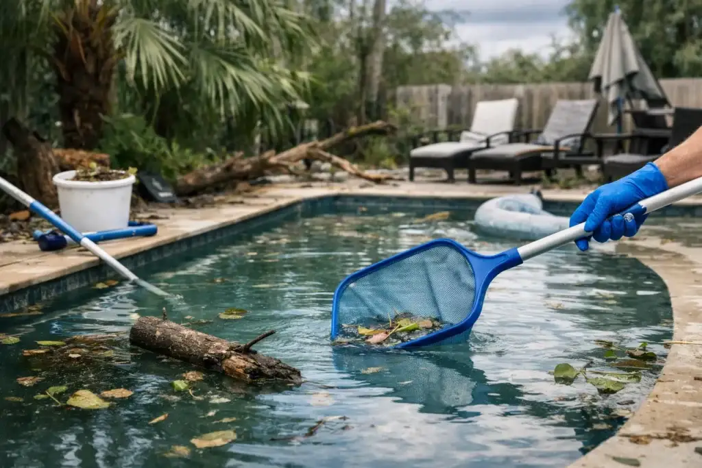 Pool Recovery After Storm: What to Do First