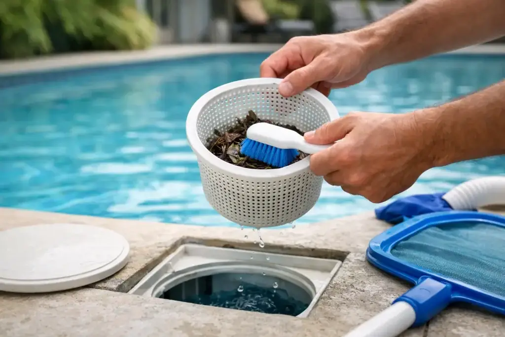 How to Clean Pool Skimmer Without Damaging It