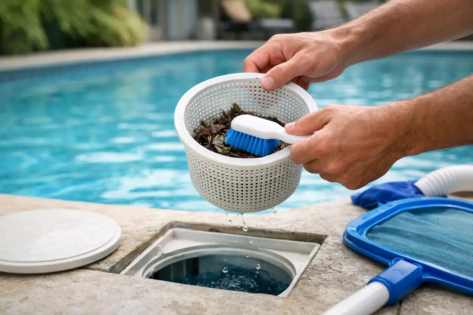 How to Clean Pool Skimmer Without Damaging It